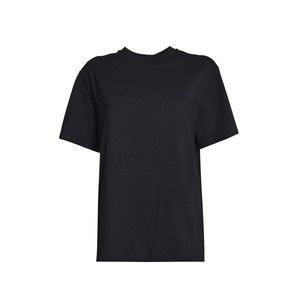 Jil Sander Black Cotton T-Shirt With Seasonal Print - NWT
